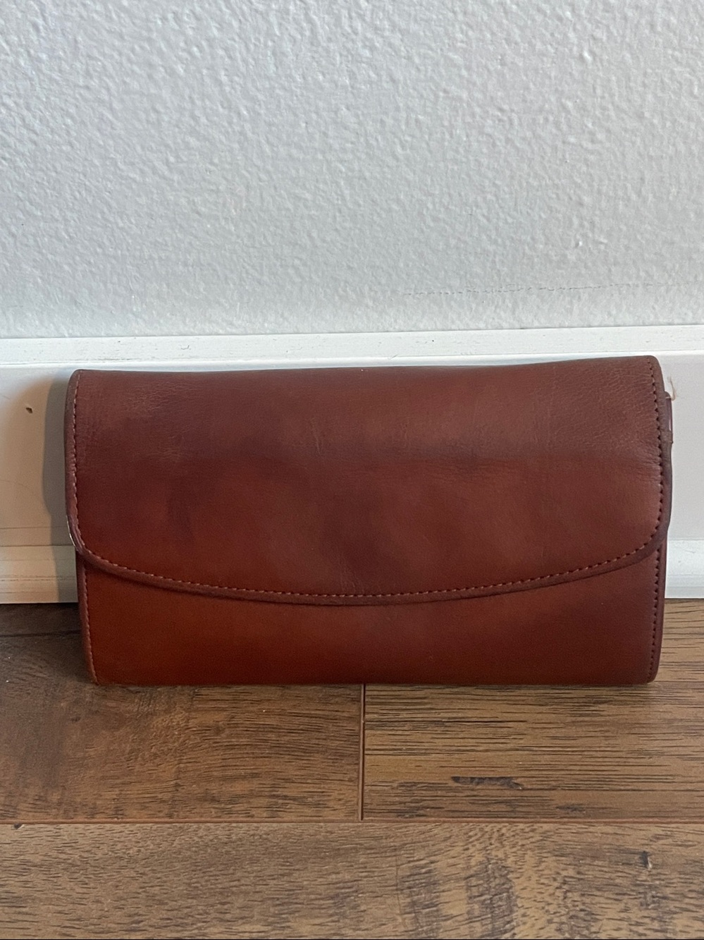 Coach‎ Vintage British Tan Leather Clutch Wallet